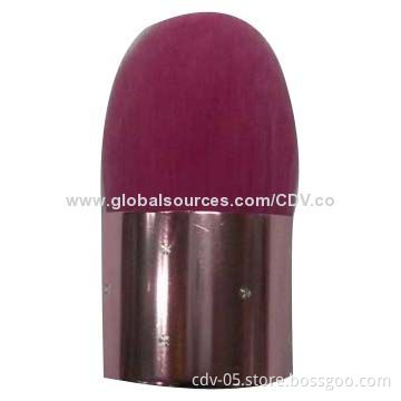 Kabuki makeup brushes, made of aluminum ferrule and synthetic hair